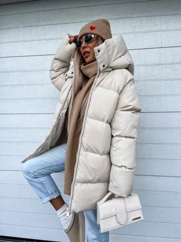 Warm Winter Jacket Women Elegant Modern Seasonal Collection