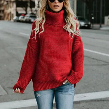 Women's Turtleneck Sweater Soft Quality