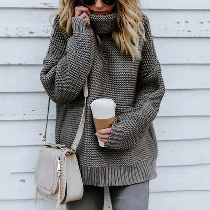 Women's Turtleneck Sweater Soft Quality