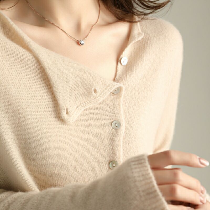 Weiche Strickjacke Bequem Knöpfe Oversized - IdealeKleiden