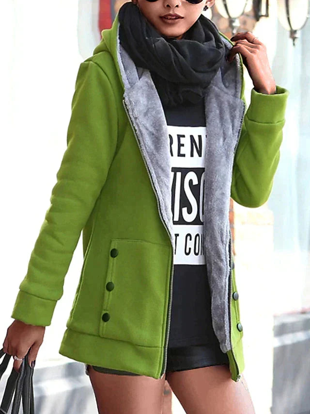 Warm Winter Dress Windproof Coat