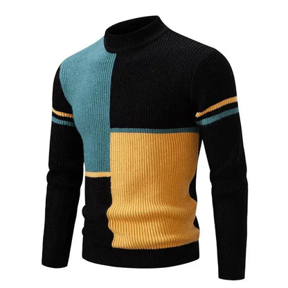 Herren Strickpullover Grafik Muster Modern