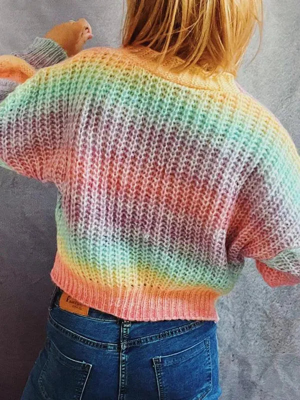 Women's Knitted Jumper Long-sleeved Elegant