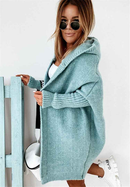 Oversized Hooded Cardigan