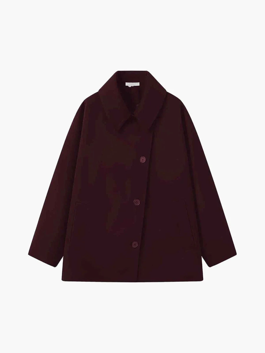 Large Winter Coat Button Closure Thick