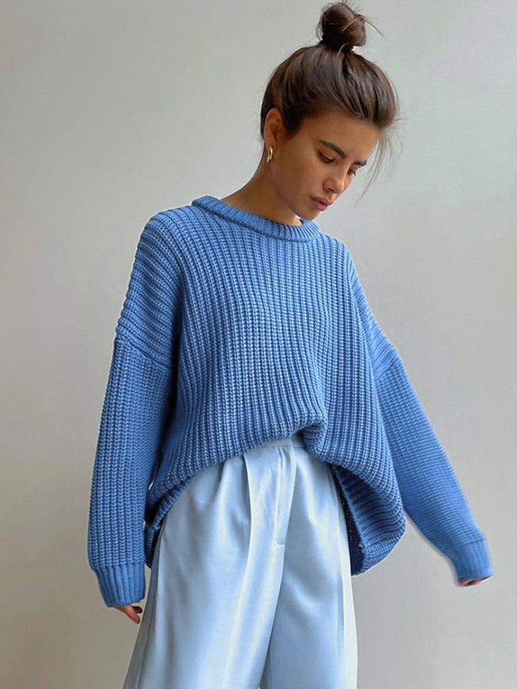 Oversized Women's Sweater Chunky Knit Modern