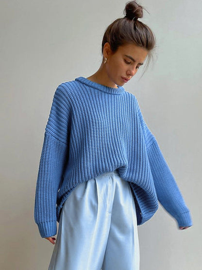 Oversized Women's Sweater Chunky Knit Modern