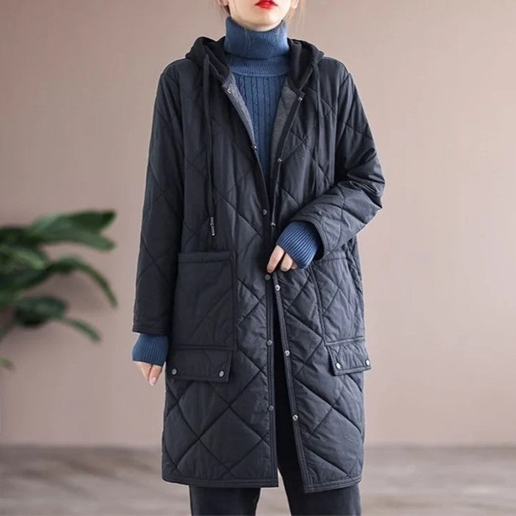 Women's Plus Size Hooded Coat Stylish Comfortable