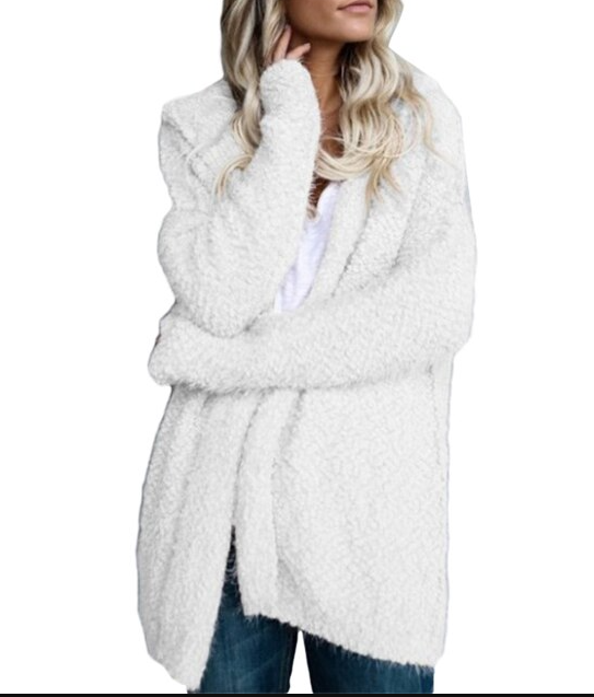 Große Frauen Jacke Oversized Bequem - IdealeKleiden