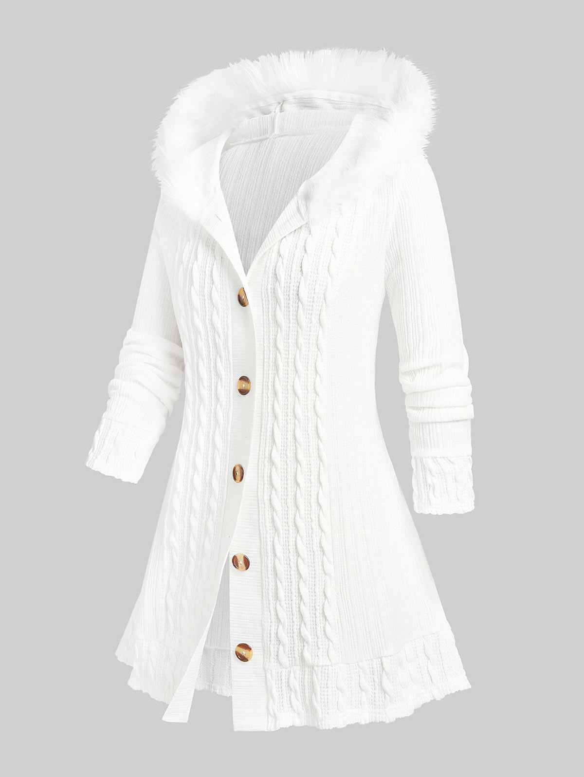 Wide Winter Hoodie Snow Magic Design