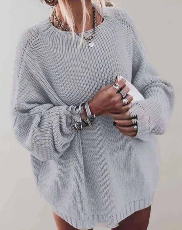 Damen Pullover Herbst Chic Baumwolle