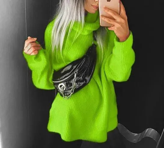 Women's Turtleneck Sweater Soft & Comfortable