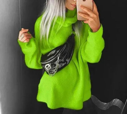 Women's Turtleneck Sweater Soft & Comfortable