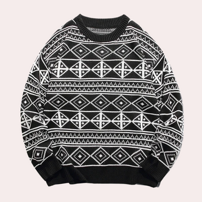 Elegant Men's Knitted Sweater