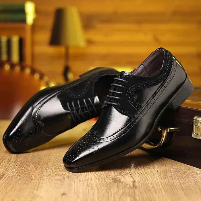 Men's Oxford Shoes Elegant Leather Shoes