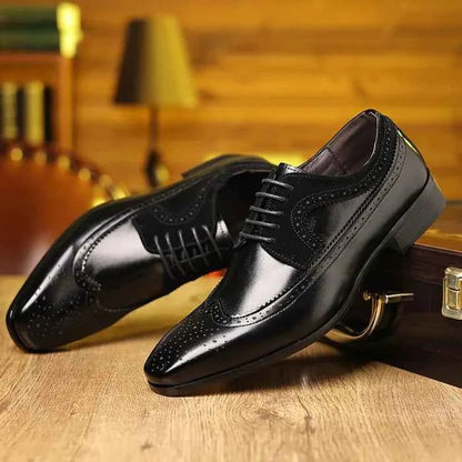 Men's Oxford Shoes Elegant Leather Shoes