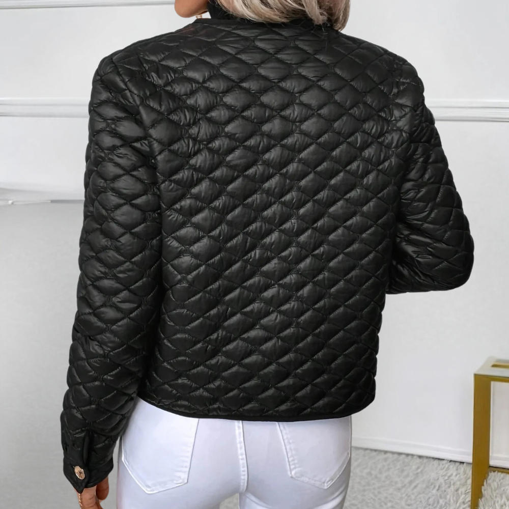 Warmes Damen Winterjacke Gepolstert - IdealeKleiden