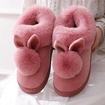 Cute Bunny Slippers Plush