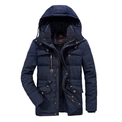 Men's Parka Elegant Warm Hood