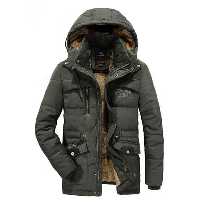 Men's Parka Elegant Warm Hood