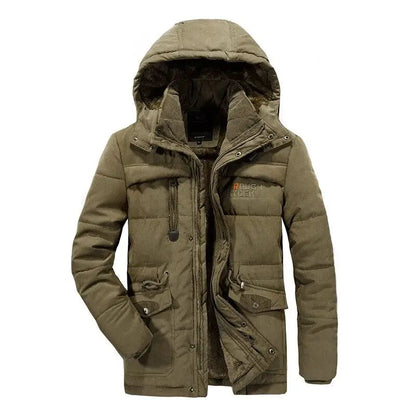 Men's Parka Elegant Warm Hood