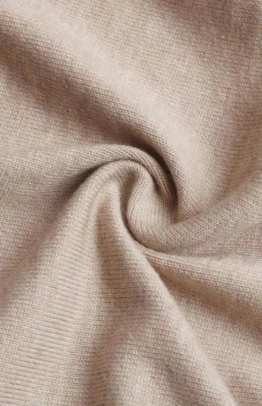 Modische Strickjacke Kontrast Pullover - IdealeKleiden
