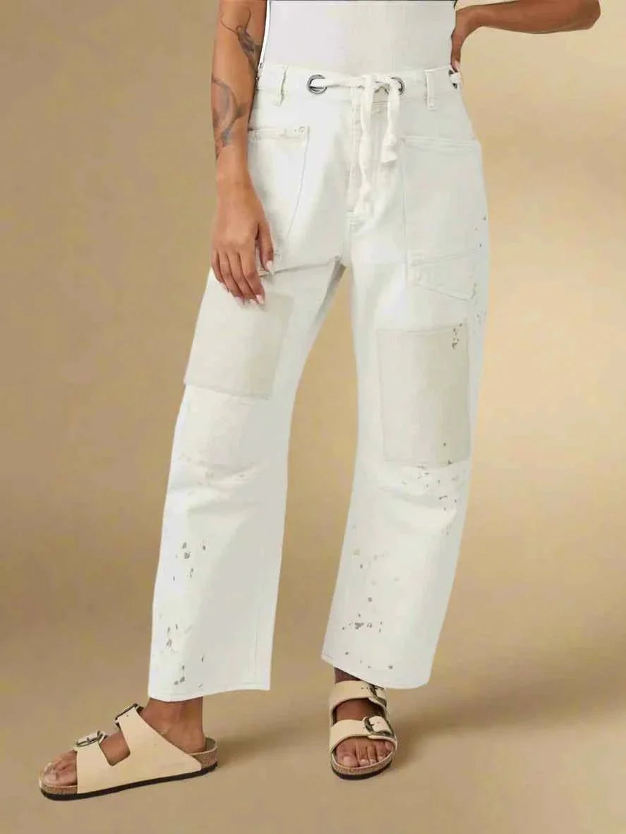 Colorful Women's Patchwork Trousers
