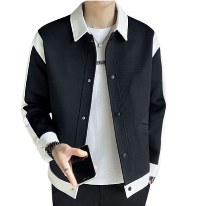 Herren Patchwork Jacke Trendy Style