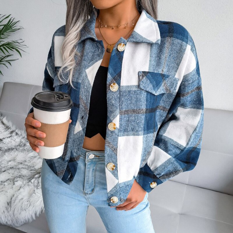 Stylish Women's Jacket Patterned & Trendy