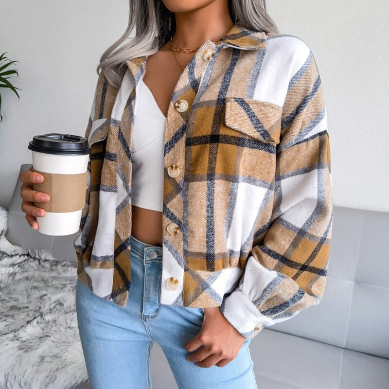 Stylish Women's Jacket Patterned & Trendy