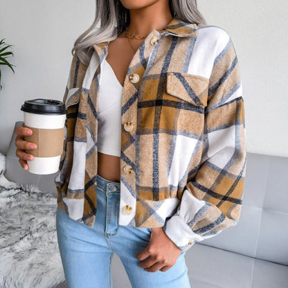Stylish Women's Jacket Patterned & Trendy