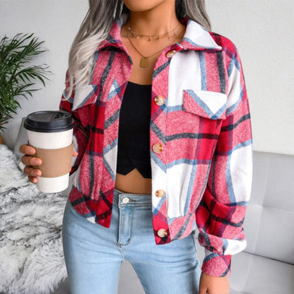 Stylish Women's Jacket Patterned & Trendy