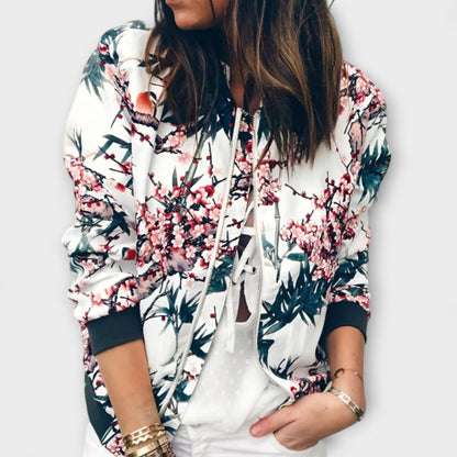 Summer jacket floral print
