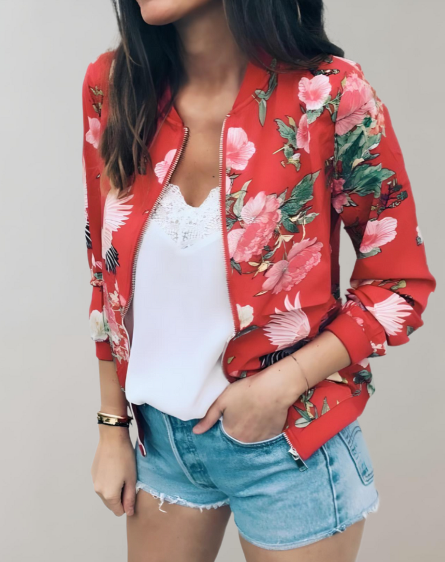 Stylish Floral Kimono Jacket for Women