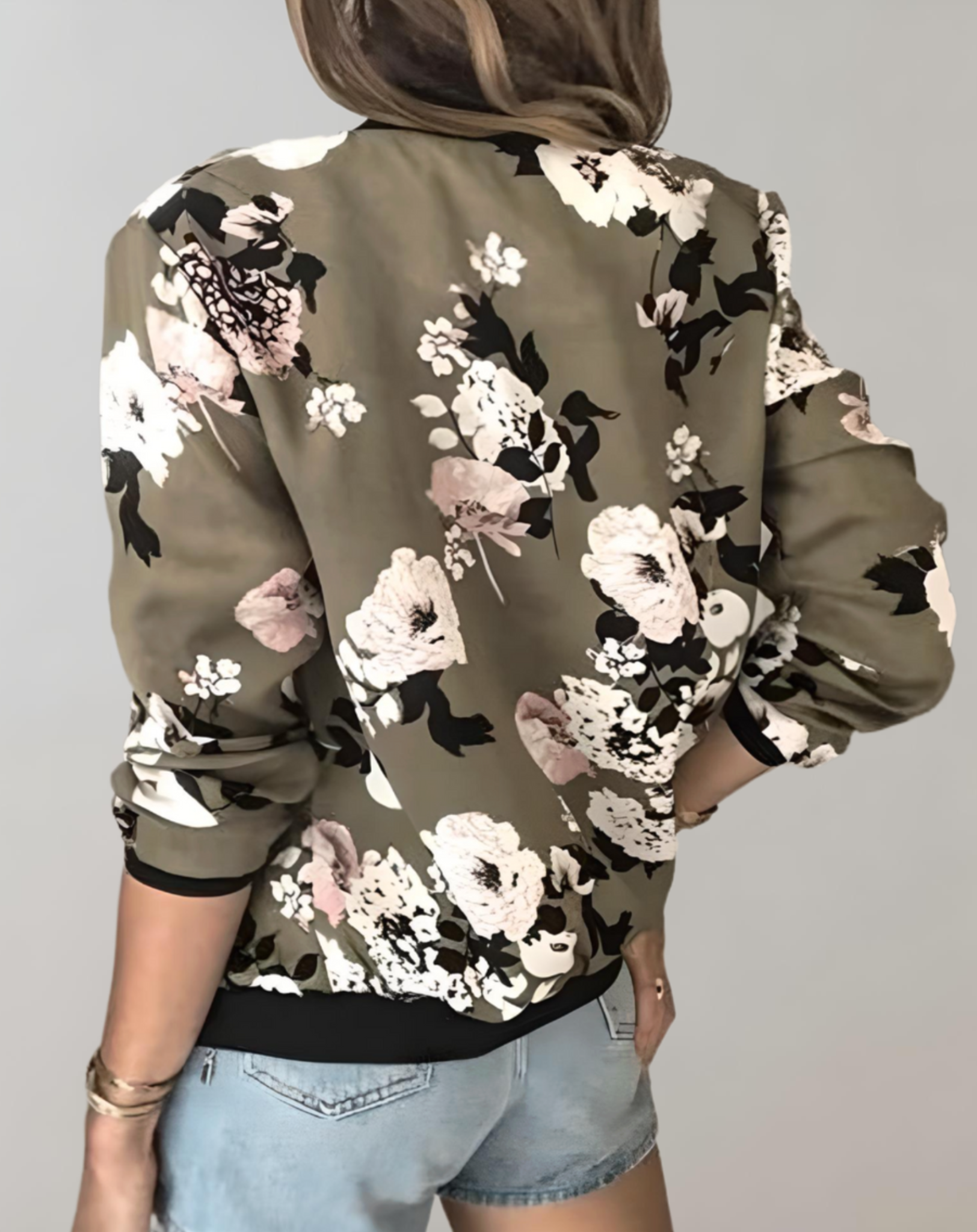 Stilvolle Blumenjacke Damen Kimono - IdealeKleiden