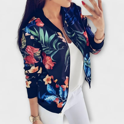 Summer jacket floral print