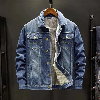 Men's Denim Jacket Modern Slim Fit