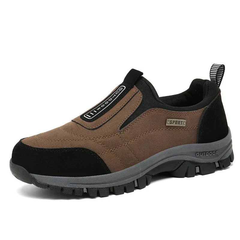 Outdoor Slip-On Shoes Suede Rubber Sole