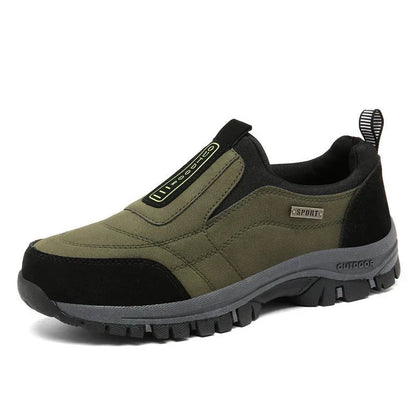 Outdoor Slip-On Shoes Suede Rubber Sole