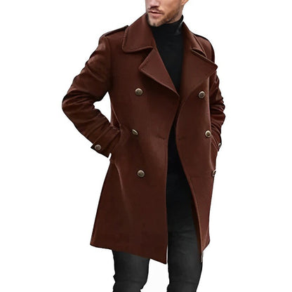 Men's Mid-Length Stylish Lapel Coat