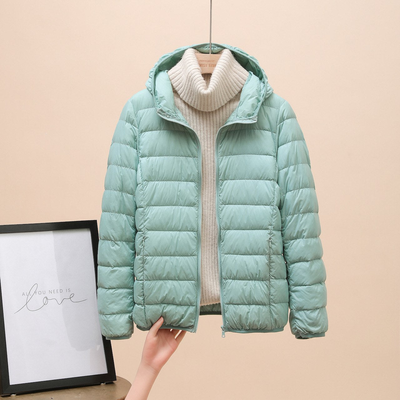 Lightweight Quilted Women's Winter Jacket