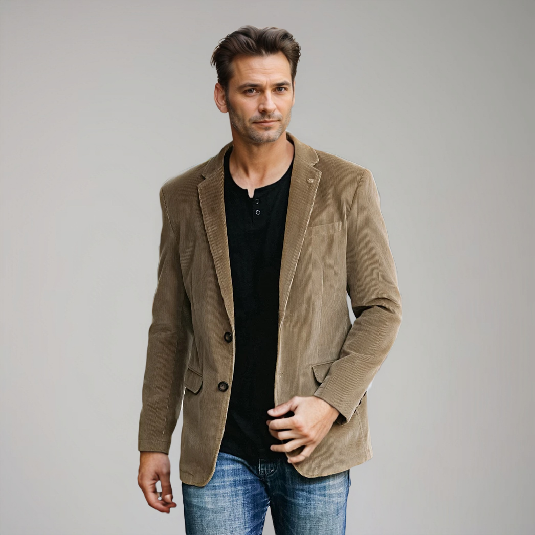 Classic Corduroy Blazer Elegant and Timeless for Women