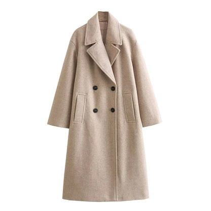 Elegant Women's Long Winter Jacket Fashionable Warm
