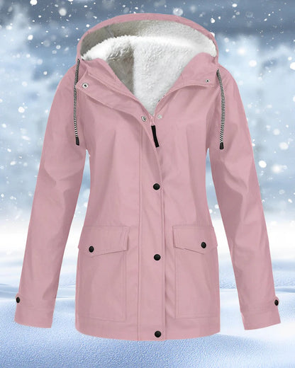 Winter Parka Jacket Faux Fur Lined Warm Insulated