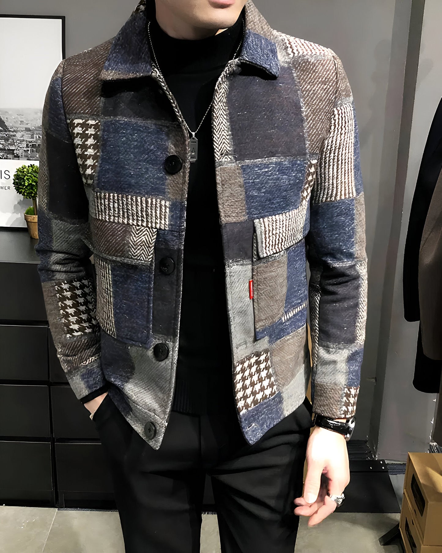 Fashionable jacket Diverse patterns