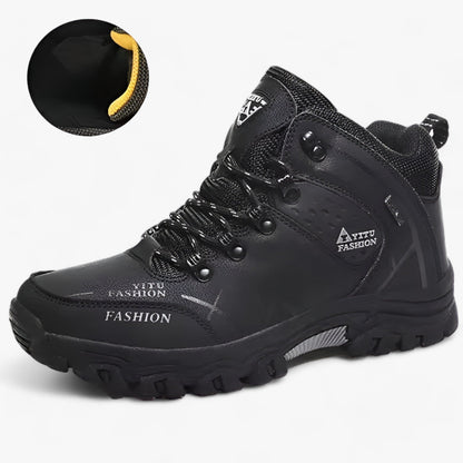 Winter Boots Leather Warm Insulated