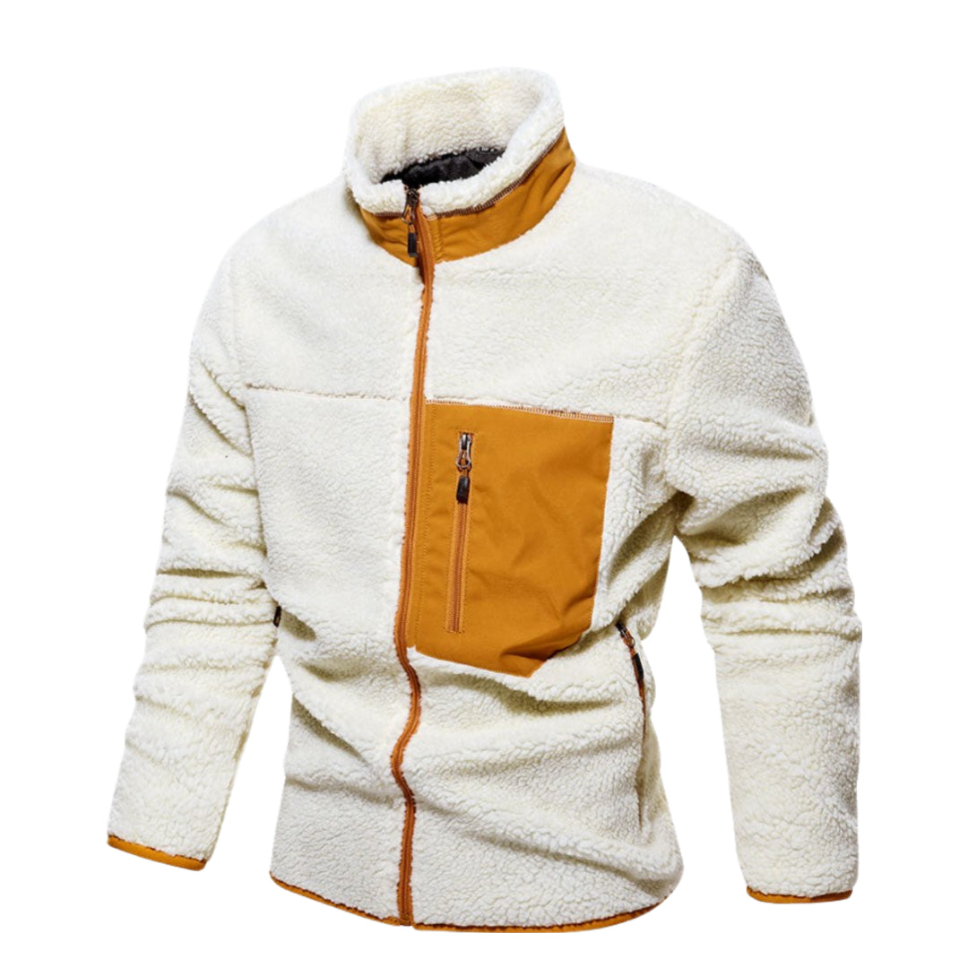Warm Insulated Winter Jacket with Zipper