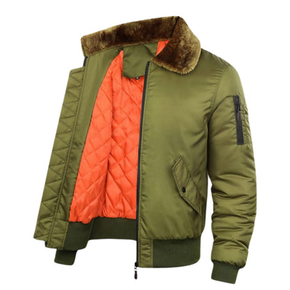 Women's Warm Lined Bomber Jacket