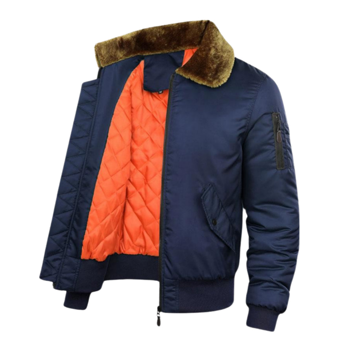 Women's Warm Lined Bomber Jacket