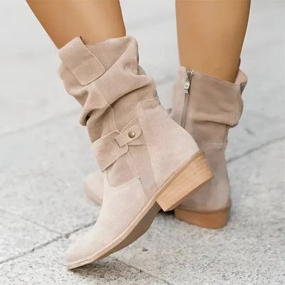 Soft Velvet Women's Boots
